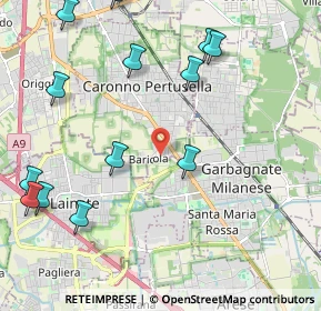 Mappa Via de Andrè Fabrizio, 21042 Caronno Pertusella VA, Italia (2.86933)