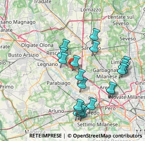 Mappa VIa Santa Barbara, 20023 Cerro Maggiore MI, Italia (7.648)