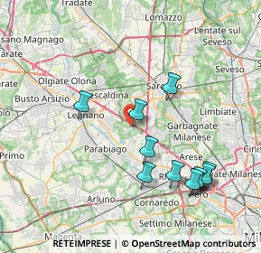 Mappa VIa Santa Barbara, 20023 Cerro Maggiore MI, Italia (8.06364)