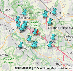 Mappa VIa Santa Barbara, 20023 Cerro Maggiore MI, Italia (3.5335)