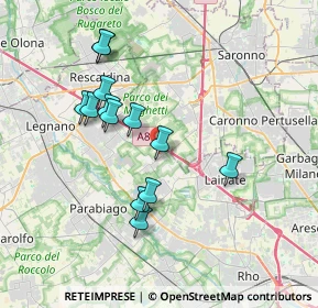 Mappa VIa Santa Barbara, 20023 Cerro Maggiore MI, Italia (3.40923)