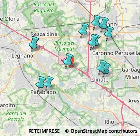 Mappa VIa Santa Barbara, 20023 Cerro Maggiore MI, Italia (3.81692)