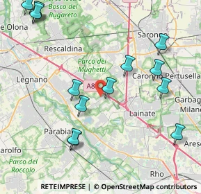 Mappa VIa Santa Barbara, 20023 Cerro Maggiore MI, Italia (4.97357)