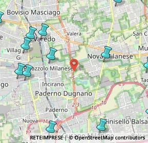 Mappa Palazzolo Milanese, 20037 Paderno Dugnano MI, Italia (3.21929)