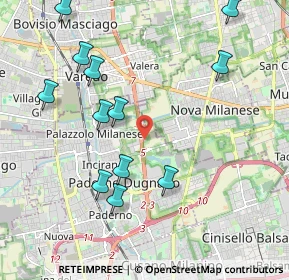 Mappa Palazzolo Milanese, 20037 Paderno Dugnano MI, Italia (2.25167)