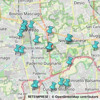 Mappa Palazzolo Milanese, 20037 Paderno Dugnano MI, Italia (2.4735)