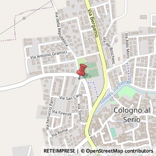 Mappa Via Torino, 47, 24055 Cologno al Serio, Bergamo (Lombardia)