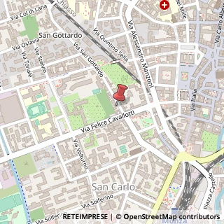 Mappa Via San Gottardo, 7, 20900 Monza, Monza e Brianza (Lombardia)