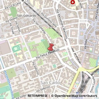 Mappa Via Felice Cavallotti, 17, 20900 Bernareggio, Monza e Brianza (Lombardia)