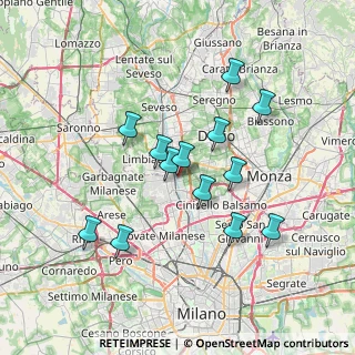 Mappa Via Sant'Ambrogio, 20037 Paderno Dugnano MI, Italia (6.34154)