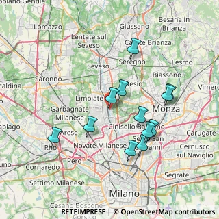 Mappa Via Sant'Ambrogio, 20037 Paderno Dugnano MI, Italia (6.86417)