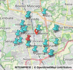 Mappa Via Sant'Ambrogio, 20037 Paderno Dugnano MI, Italia (1.9375)