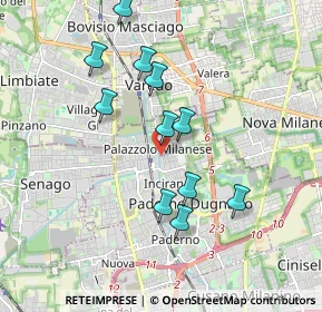 Mappa Via Sant'Ambrogio, 20037 Paderno Dugnano MI, Italia (1.71273)