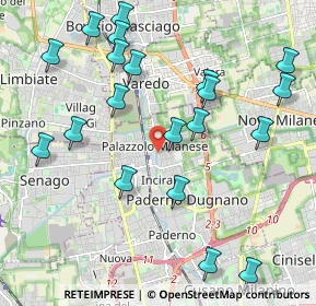 Mappa Via Sant'Ambrogio, 20037 Paderno Dugnano MI, Italia (2.3135)