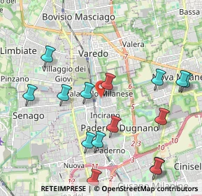 Mappa Via Sant'Ambrogio, 20037 Paderno Dugnano MI, Italia (2.35867)