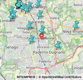 Mappa Via Sant'Ambrogio, 20037 Paderno Dugnano MI, Italia (2.916)