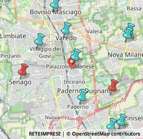 Mappa Via Sant'Ambrogio, 20037 Paderno Dugnano MI, Italia (2.68364)