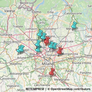 Mappa Via SP ex Dei Giovi, 20037 Paderno Dugnano MI, Italia (11.21429)