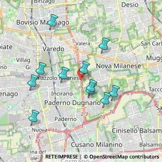 Mappa Via SP ex Dei Giovi, 20037 Paderno Dugnano MI, Italia (1.85545)