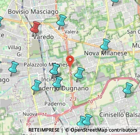 Mappa SS dei Giovi, 20037 Paderno Dugnano MI, Italia (3.06222)