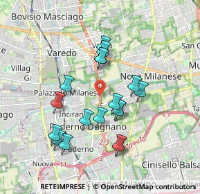 Mappa Via SP ex Dei Giovi, 20037 Paderno Dugnano MI, Italia (1.64333)