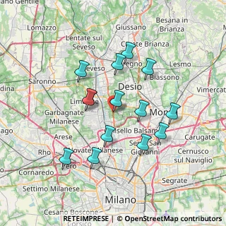 Mappa SS dei Giovi, 20037 Paderno Dugnano MI, Italia (6.45714)
