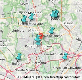 Mappa SS dei Giovi, 20037 Paderno Dugnano MI, Italia (3.97417)