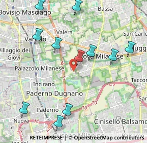 Mappa Via Valassina, 20834 Nova milanese MB, Italia (2.36545)