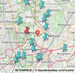 Mappa Via Santa Giuliana, 20835 Muggiò MB, Italia (4.51125)