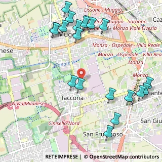 Mappa Via Santa Giuliana, 20835 Muggiò MB, Italia (1.2985)