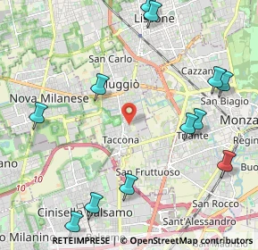 Mappa Via Santa Giuliana, 20835 Muggiò MB, Italia (2.64833)
