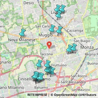 Mappa Via Santa Giuliana, 20835 Muggiò MB, Italia (2.5355)
