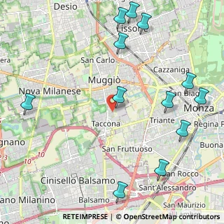 Mappa Via Santa Giuliana, 20835 Muggiò MB, Italia (2.76)