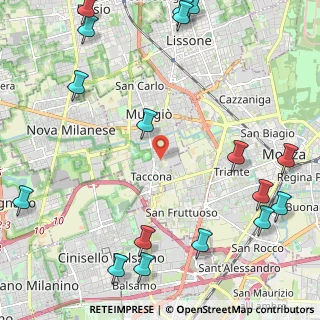Mappa Via Santa Giuliana, 20835 Muggiò MB, Italia (3.16412)