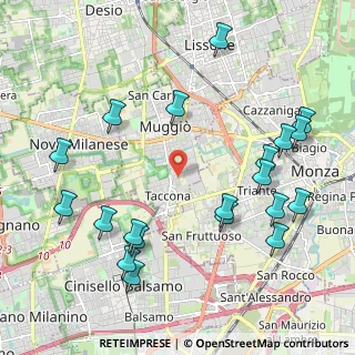 Mappa Via Santa Giuliana, 20835 Muggiò MB, Italia (2.46)