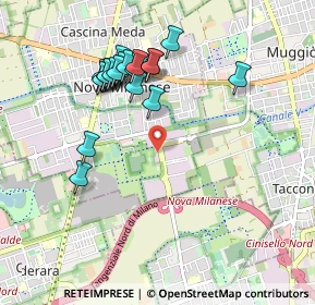 Mappa Via per Cinisello, 20834 Nova milanese MB, Italia (0.9355)