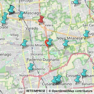 Mappa STATALE DEI GIOVI STRADA, 20037 Paderno Dugnano MI, Italia (3.5915)