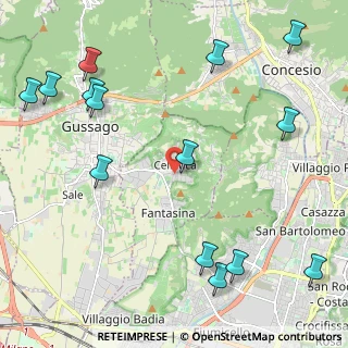 Mappa Via Attico, 25060 Cellatica BS, Italia (2.9)