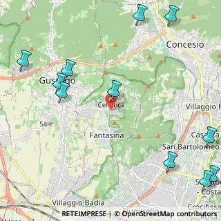 Mappa Via Attico, 25060 Cellatica BS, Italia (3.14182)