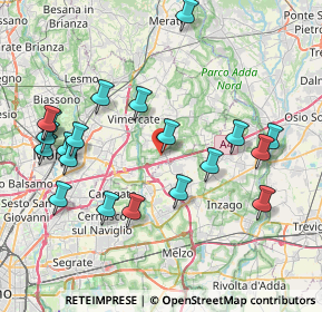 Mappa Via Albert Bruce Sabin, 20873 Cavenago di Brianza MB, Italia (8.647)