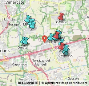 Mappa Via Albert Bruce Sabin, 20873 Cavenago di Brianza MB, Italia (1.59)