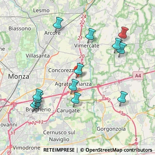 Mappa Via Monte Resegone, 20864 Agrate Brianza MB, Italia (4.62692)