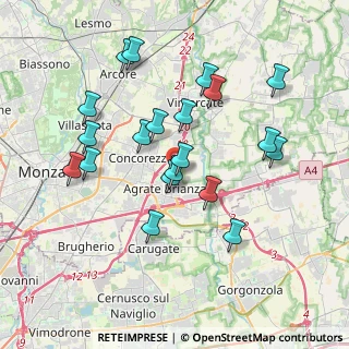 Mappa Via Monte Resegone, 20864 Agrate Brianza MB, Italia (3.593)