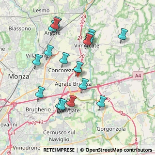 Mappa Via Monte Resegone, 20864 Agrate Brianza MB, Italia (4.06389)