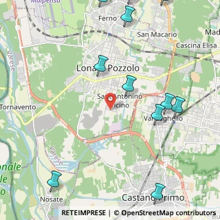 Mappa Via Monte Bianco, 21015 Lonate Pozzolo VA, Italia (2.95364)