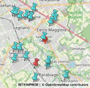 Mappa Via G. Pascoli, 20028 San Vittore Olona MI, Italia (2.511)