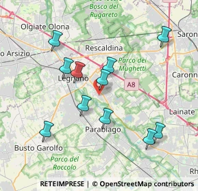 Mappa Via G. Pascoli, 20028 San Vittore Olona MI, Italia (3.64727)