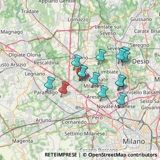 Mappa Via Lainate, 21042 Caronno Pertusella VA, Italia (6.12786)