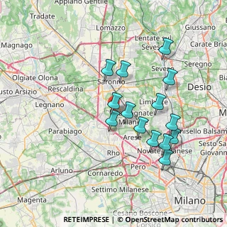 Mappa Via Lainate, 21042 Caronno Pertusella VA, Italia (6.75214)