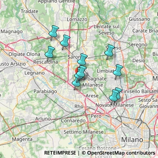 Mappa Via Lainate, 21042 Caronno Pertusella VA, Italia (5.90182)